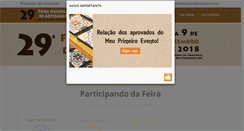 Desktop Screenshot of feiranacionaldeartesanato.com.br